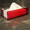 Neon Red Tissue Box