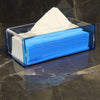 Neon Blue Tissue Box