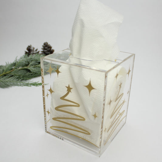 Christmas Tree Tissue Box