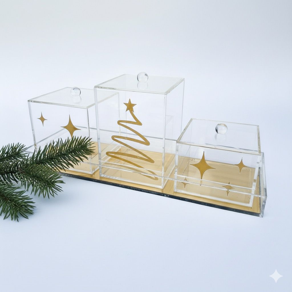 Christmas Tree Chocolate Jars