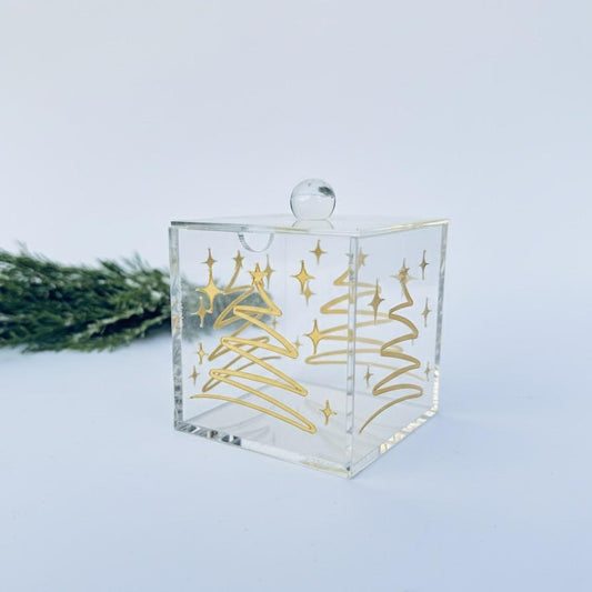 Christmas Tree Sugar Jar