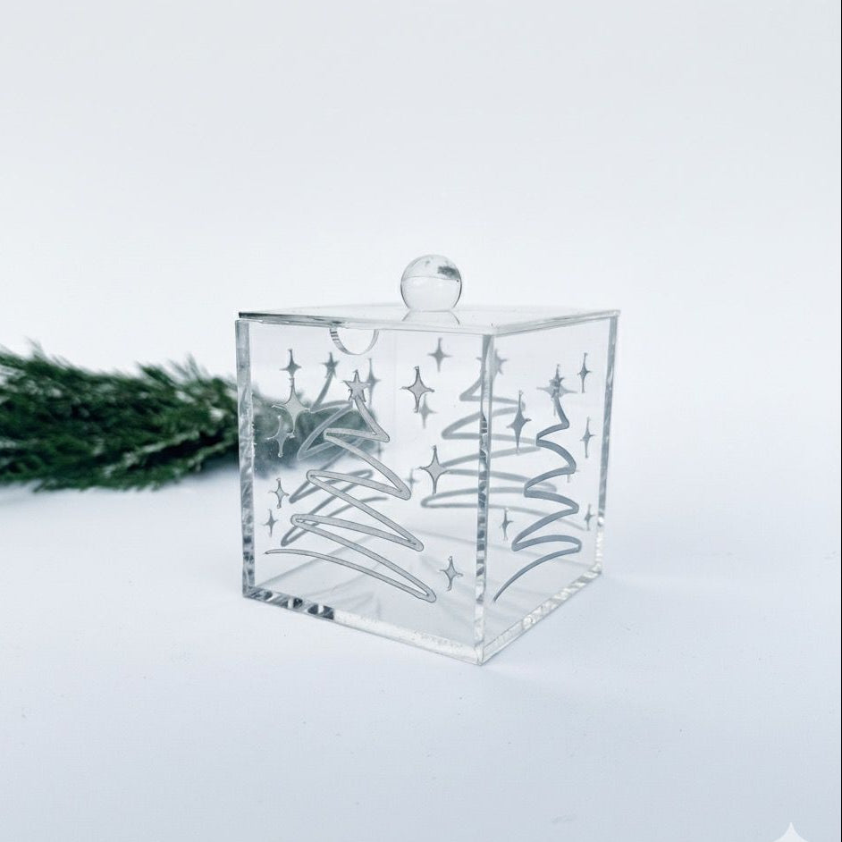 Christmas Tree Sugar Jar