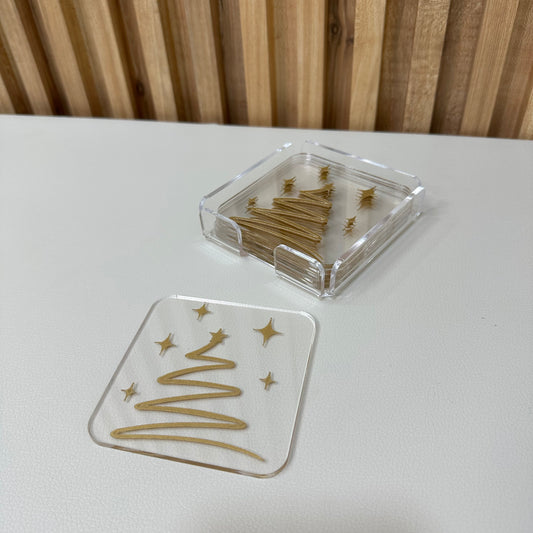 Christmas Tree Coasters