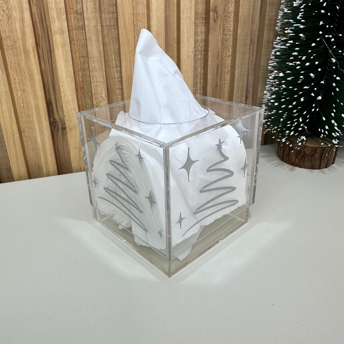 Christmas Tree Tissue Box