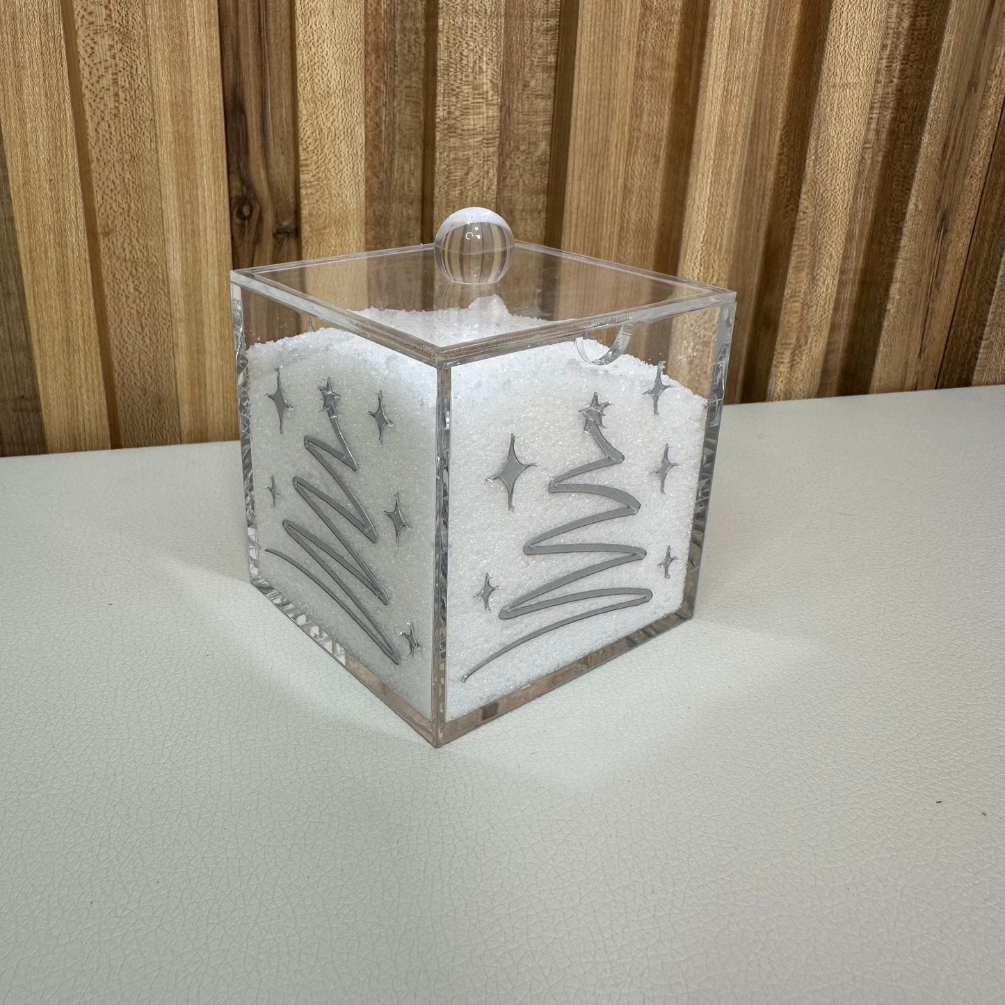 Christmas Tree Sugar Jar