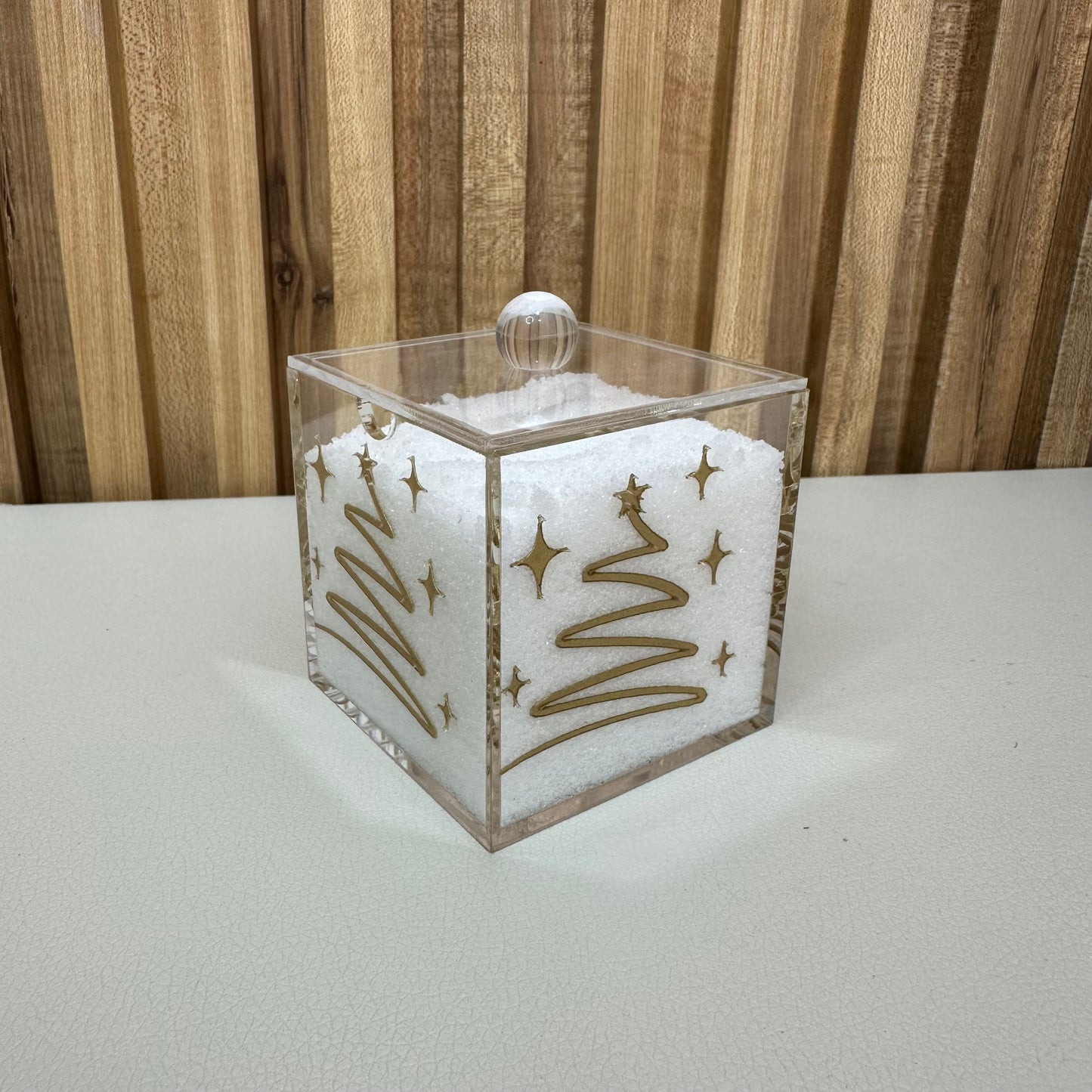 Christmas Tree Sugar Jar