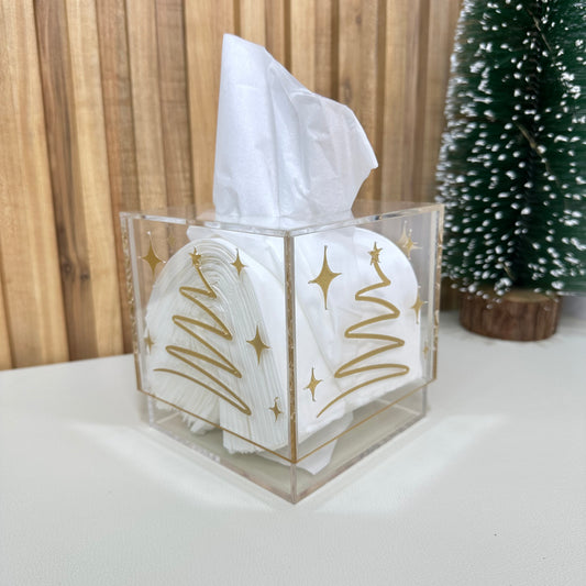 Christmas Tree Tissue Box